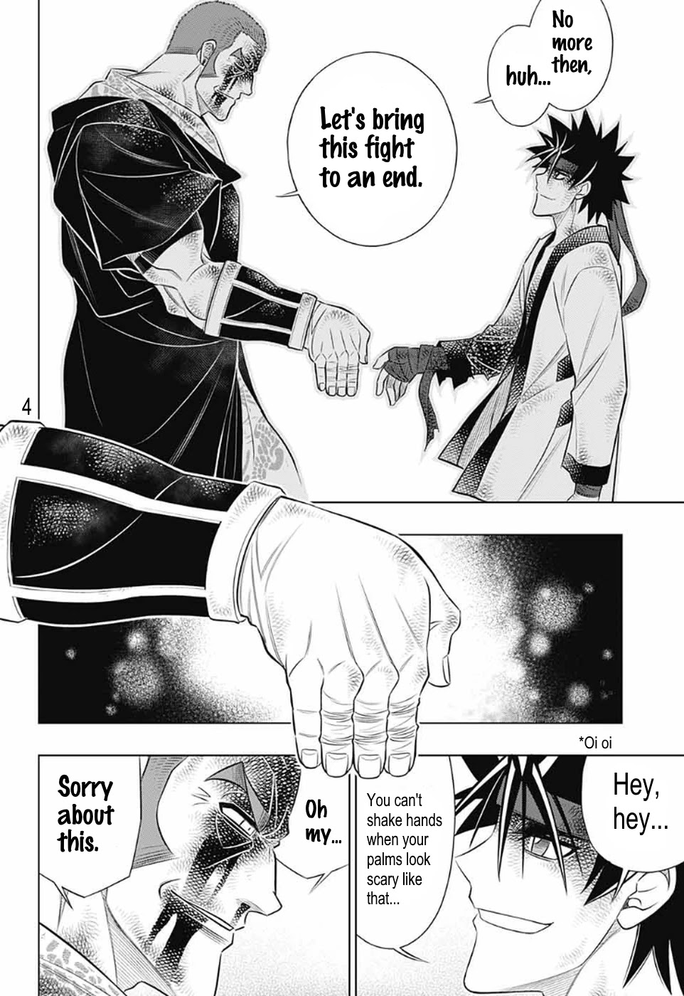 Rurouni Kenshin: Hokkaido Arc Chapter 31 page 4 - Chapter 31: Defeated Kanryū