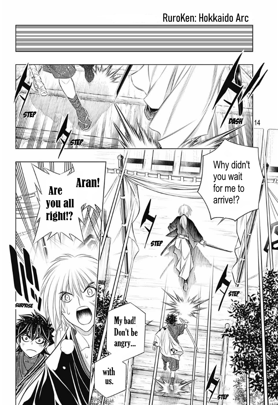 Rurouni Kenshin: Hokkaido Arc Chapter 32 page 14 - Chapter 32: Have-Nots