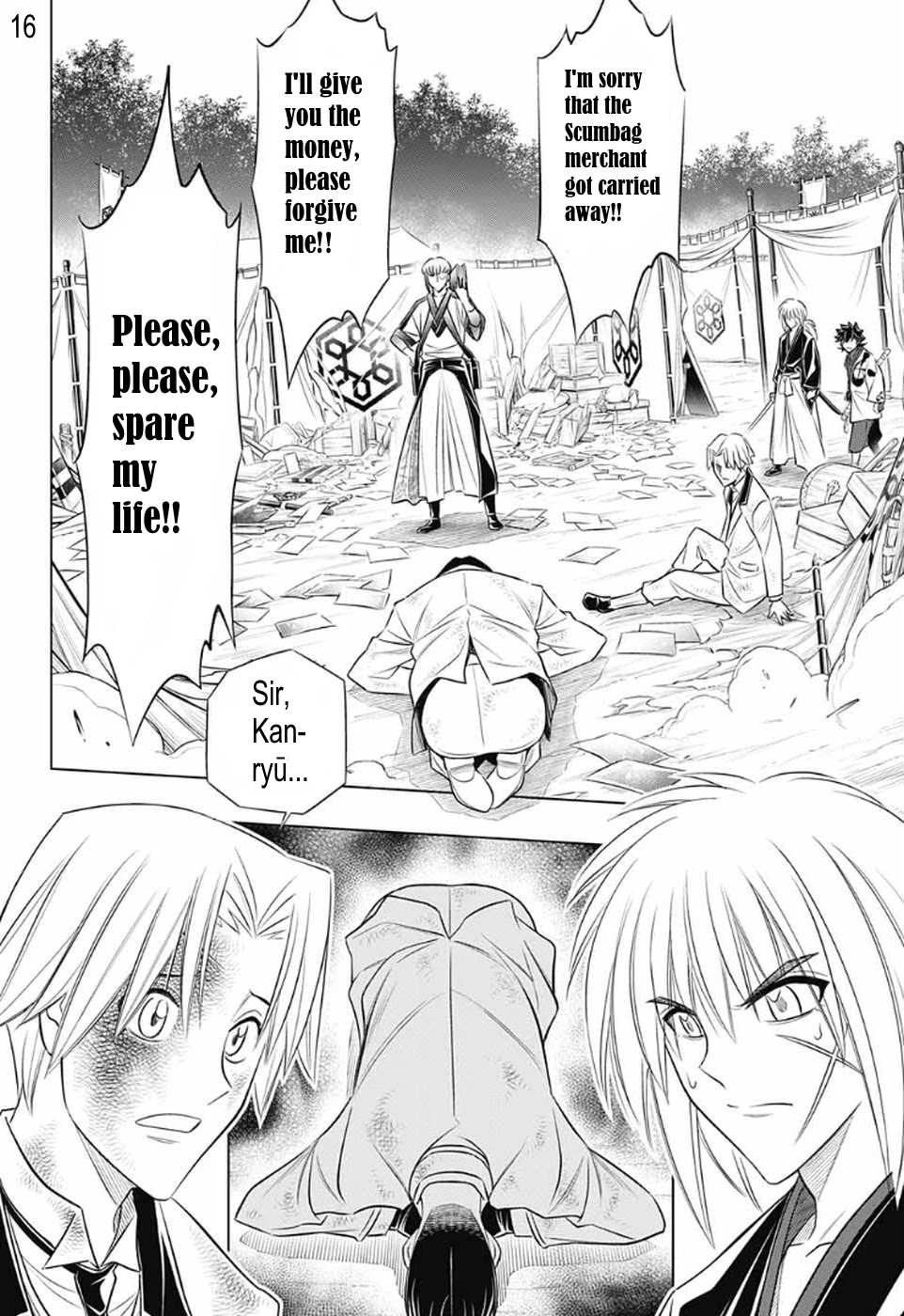 Rurouni Kenshin: Hokkaido Arc Chapter 32 page 16 - Chapter 32: Have-Nots
