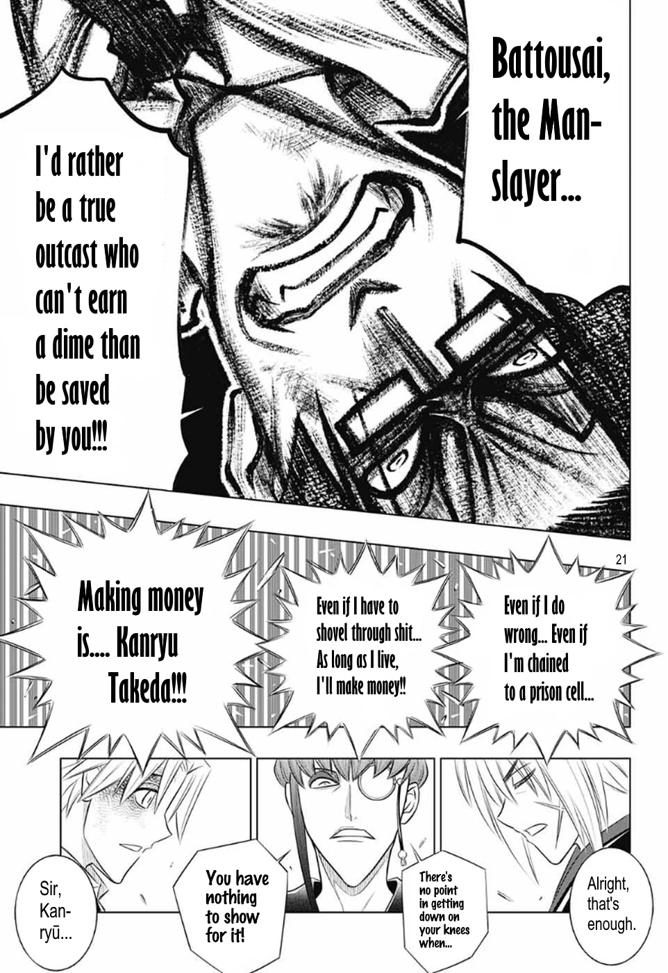 Rurouni Kenshin: Hokkaido Arc Chapter 32 page 21 - Chapter 32: Have-Nots