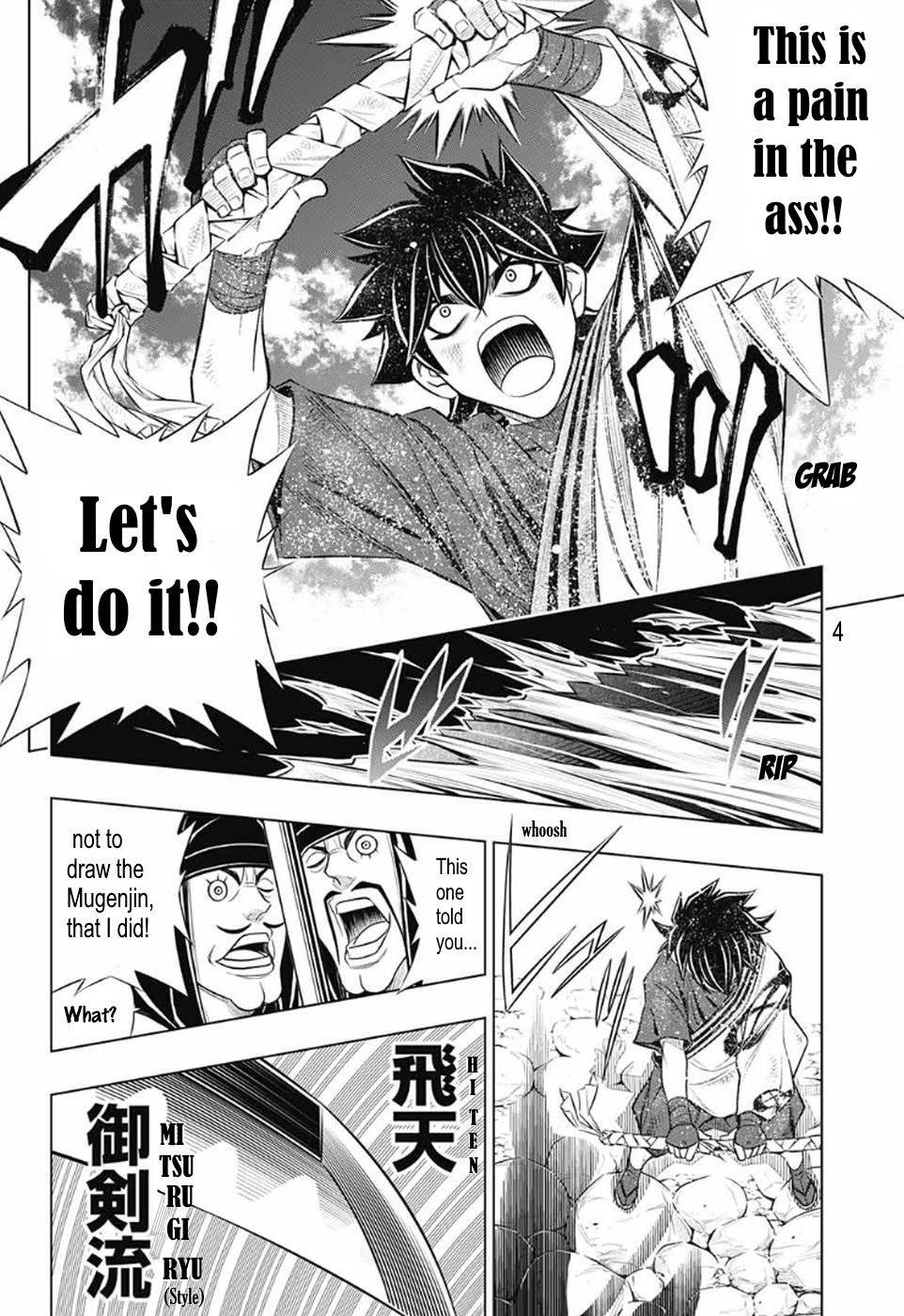 Rurouni Kenshin: Hokkaido Arc Chapter 32 page 4 - Chapter 32: Have-Nots