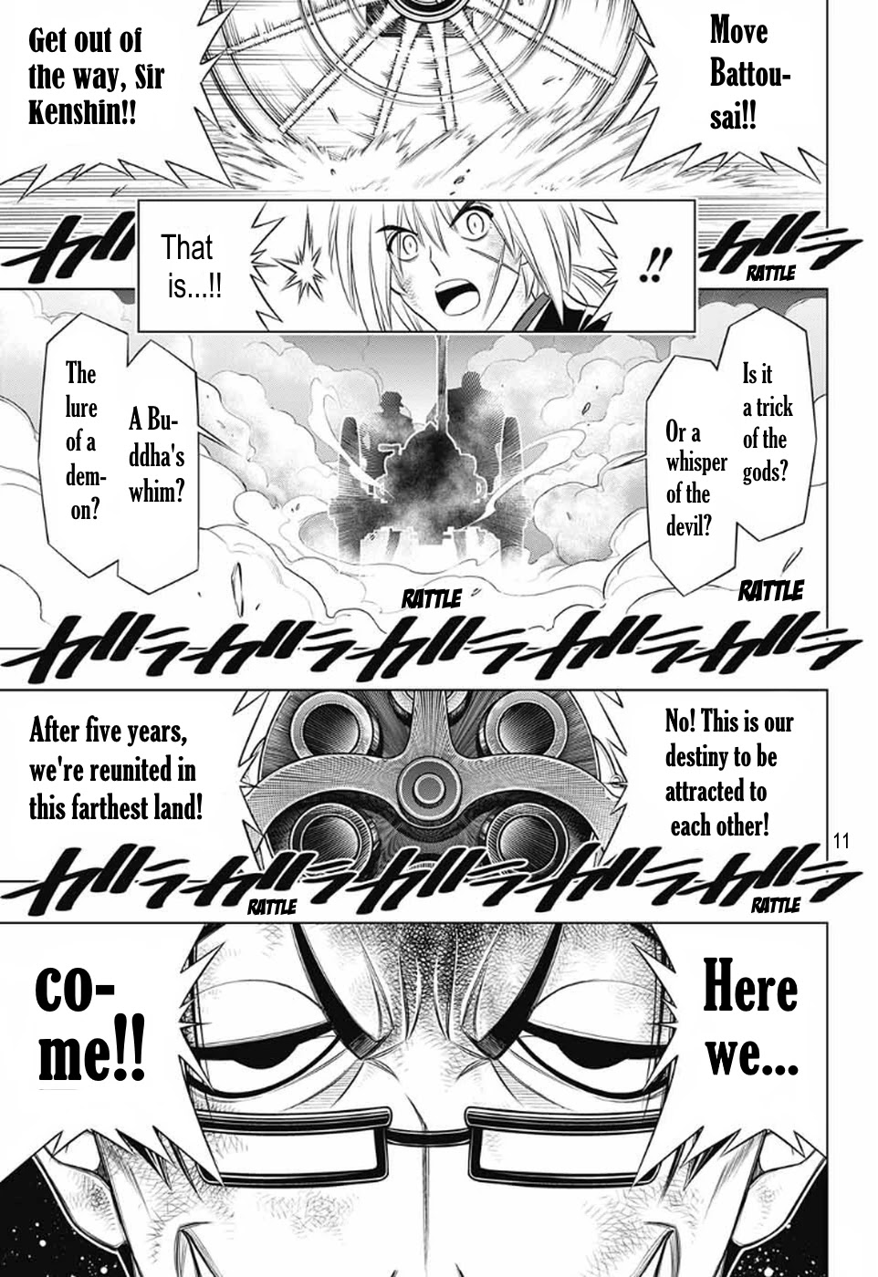Rurouni Kenshin: Hokkaido Arc Chapter 33 page 11 - Chapter 33: Farewell, my beloved...