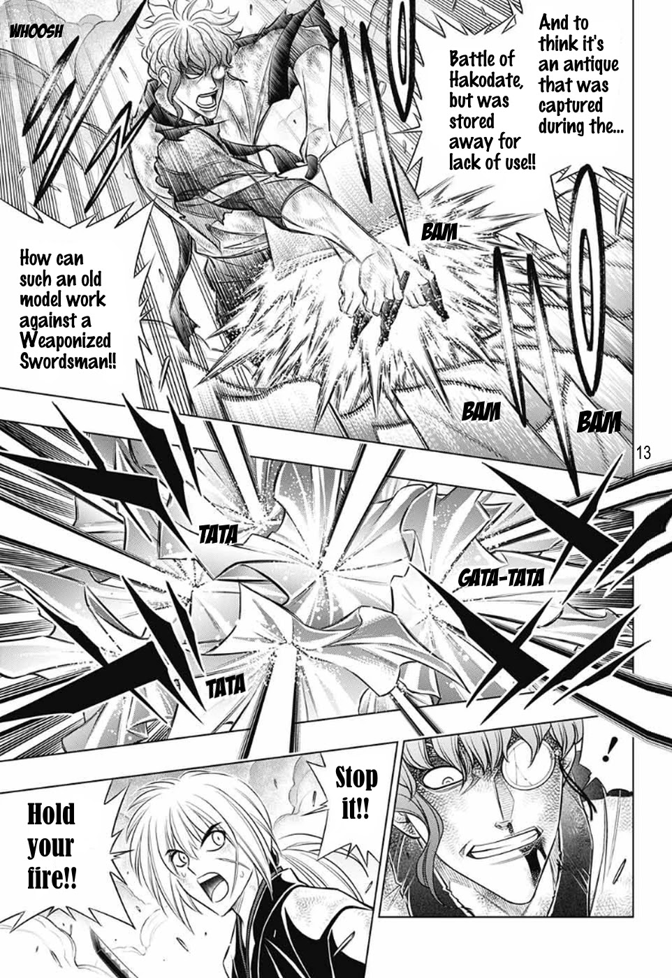 Rurouni Kenshin: Hokkaido Arc Chapter 33 page 13 - Chapter 33: Farewell, my beloved...