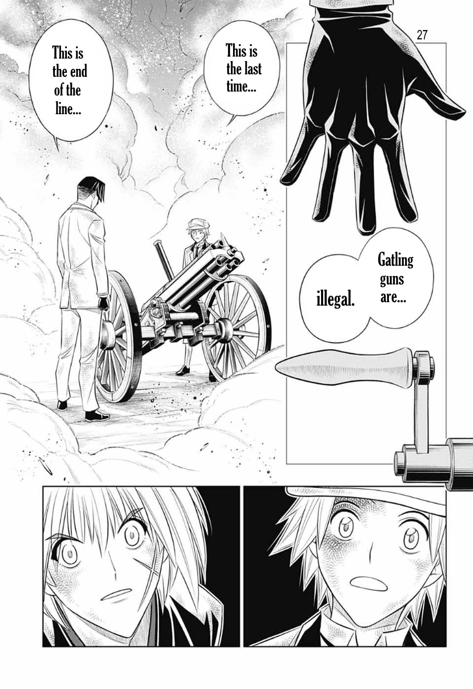 Rurouni Kenshin: Hokkaido Arc Chapter 33 page 25 - Chapter 33: Farewell, my beloved...
