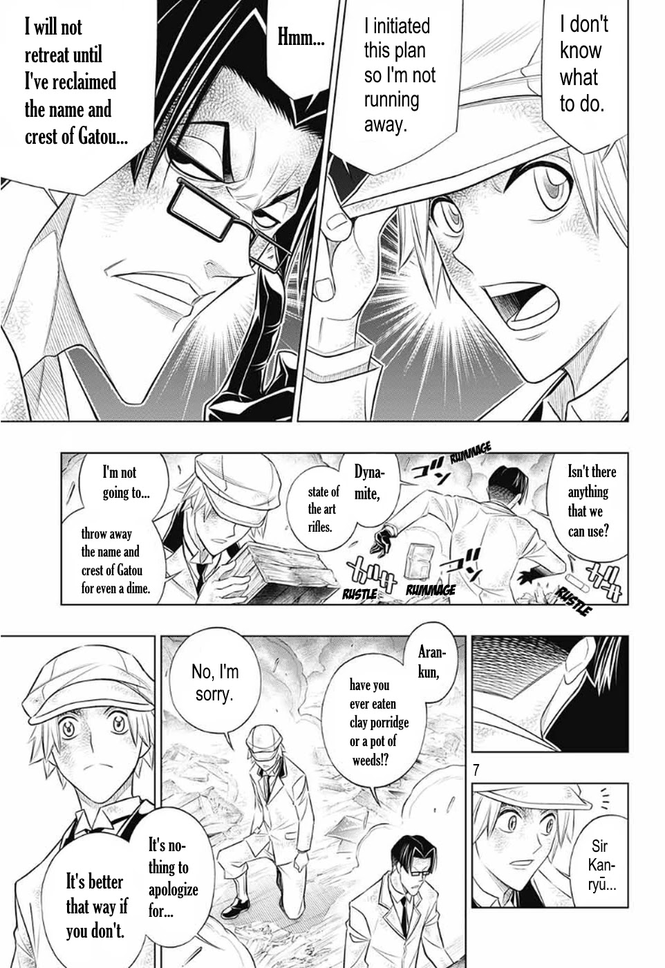 Rurouni Kenshin: Hokkaido Arc Chapter 33 page 7 - Chapter 33: Farewell, my beloved...