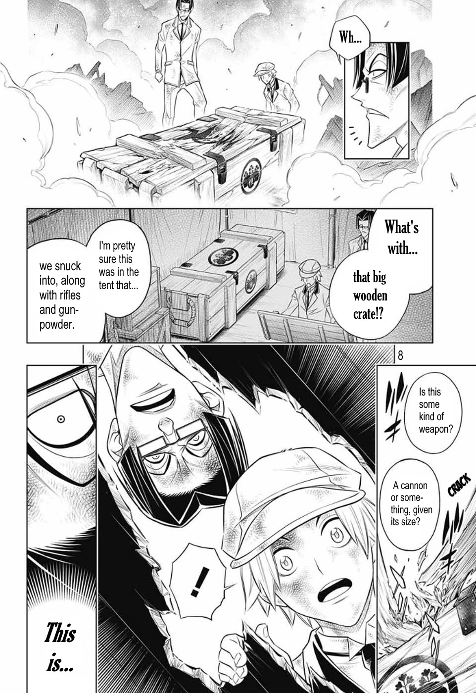 Rurouni Kenshin: Hokkaido Arc Chapter 33 page 8 - Chapter 33: Farewell, my beloved...