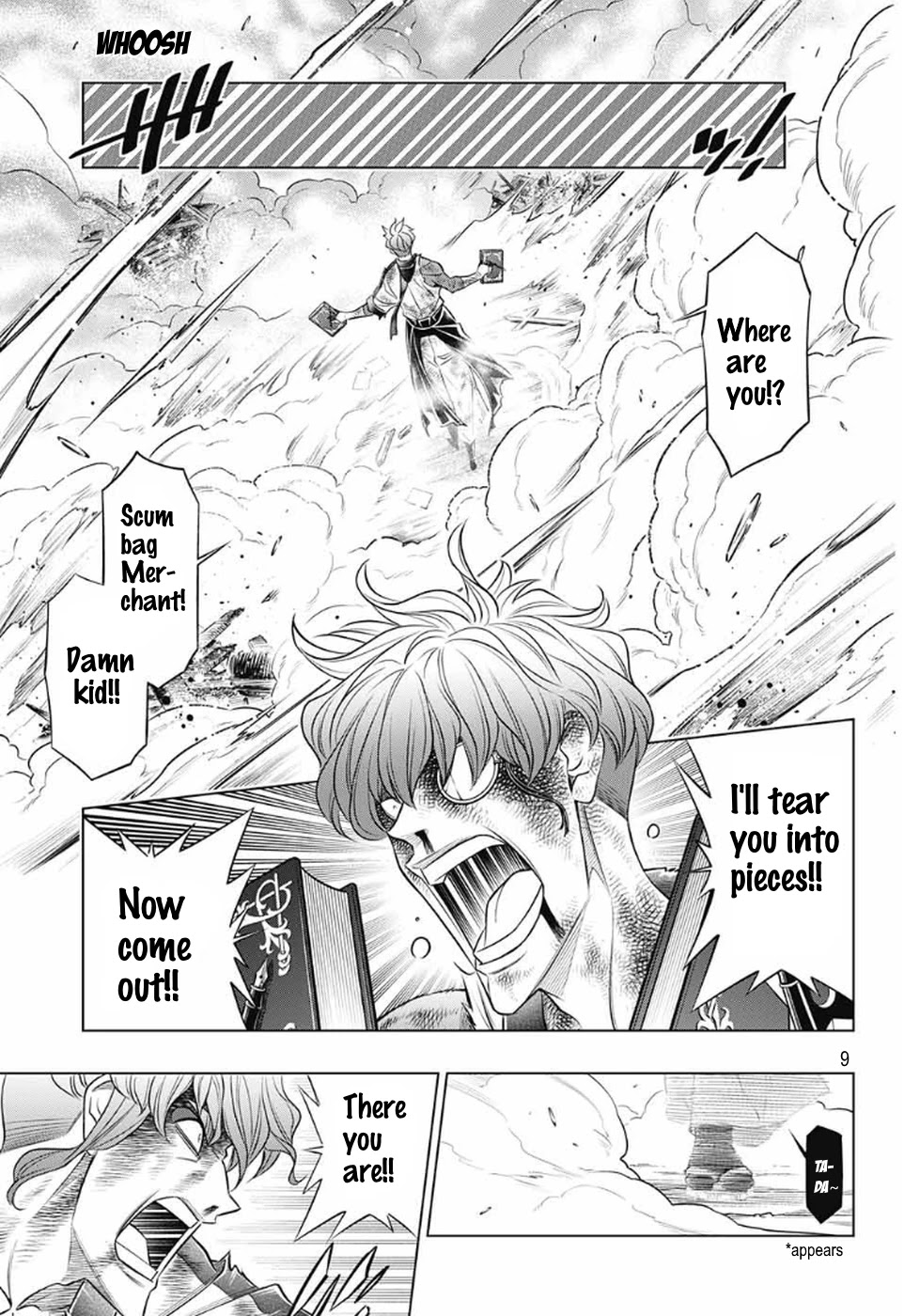 Rurouni Kenshin: Hokkaido Arc Chapter 33 page 9 - Chapter 33: Farewell, my beloved...