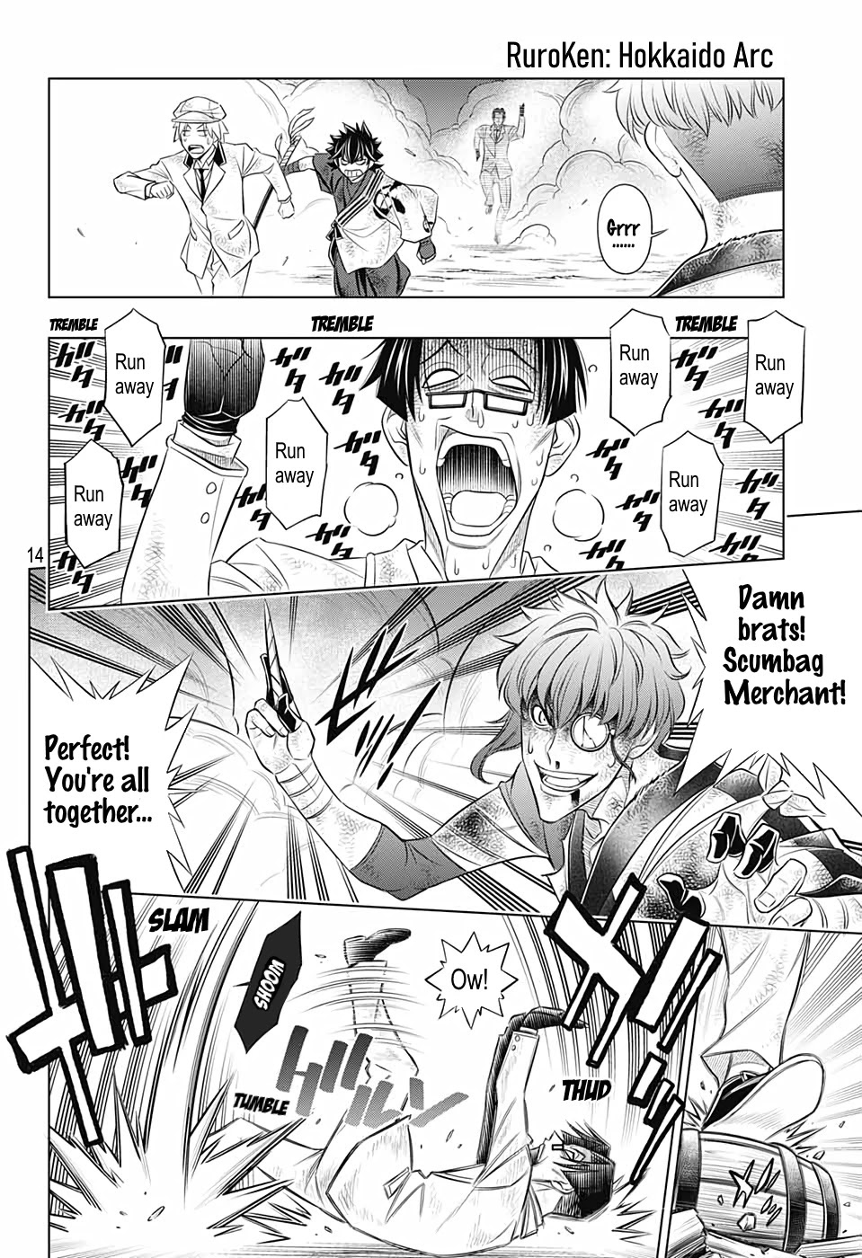 Rurouni Kenshin: Hokkaido Arc Chapter 34 page 13 - Chapter 34: Leaving Otaru