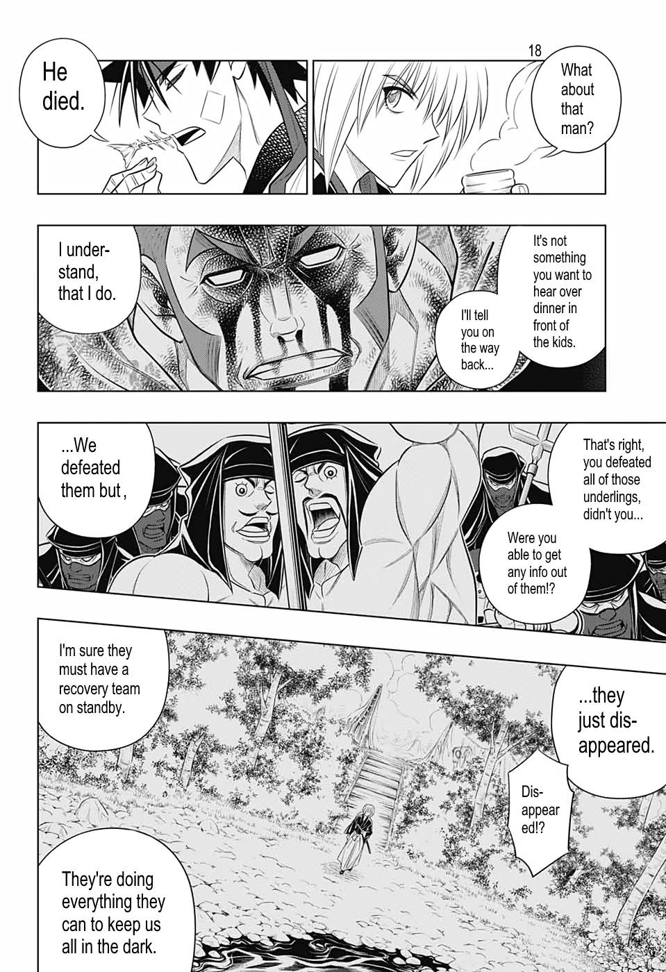 Rurouni Kenshin: Hokkaido Arc Chapter 34 page 17 - Chapter 34: Leaving Otaru