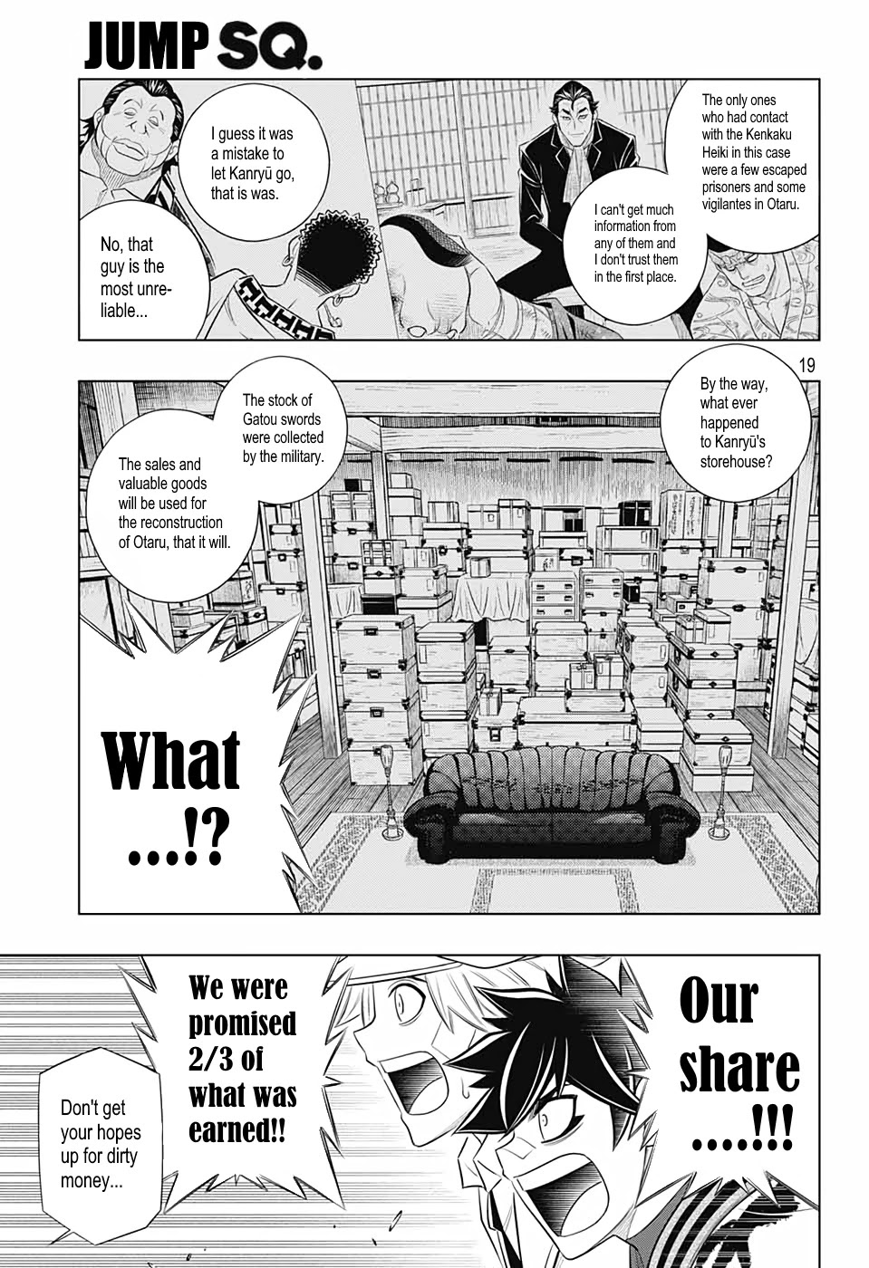 Rurouni Kenshin: Hokkaido Arc Chapter 34 page 18 - Chapter 34: Leaving Otaru