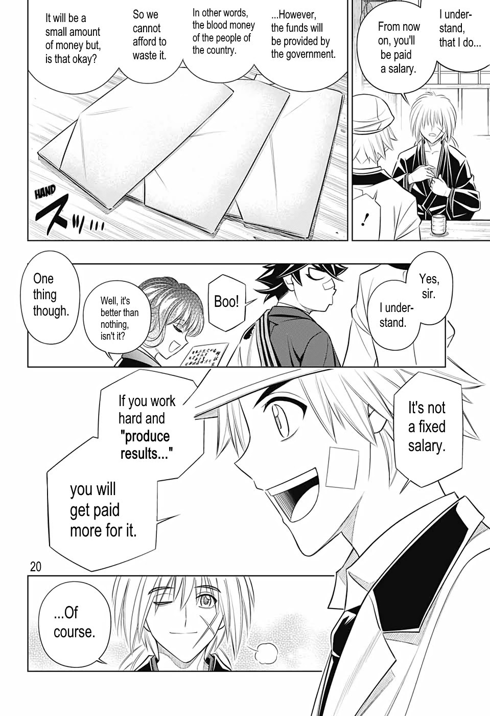 Rurouni Kenshin: Hokkaido Arc Chapter 34 page 19 - Chapter 34: Leaving Otaru