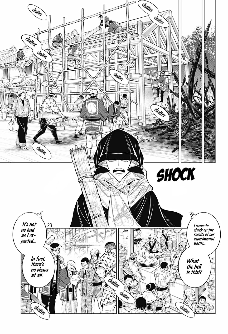 Rurouni Kenshin: Hokkaido Arc Chapter 34 page 22 - Chapter 34: Leaving Otaru