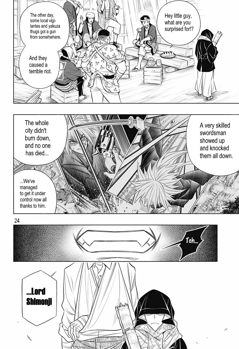 Rurouni Kenshin: Hokkaido Arc Chapter 34 page 23 - Chapter 34: Leaving Otaru