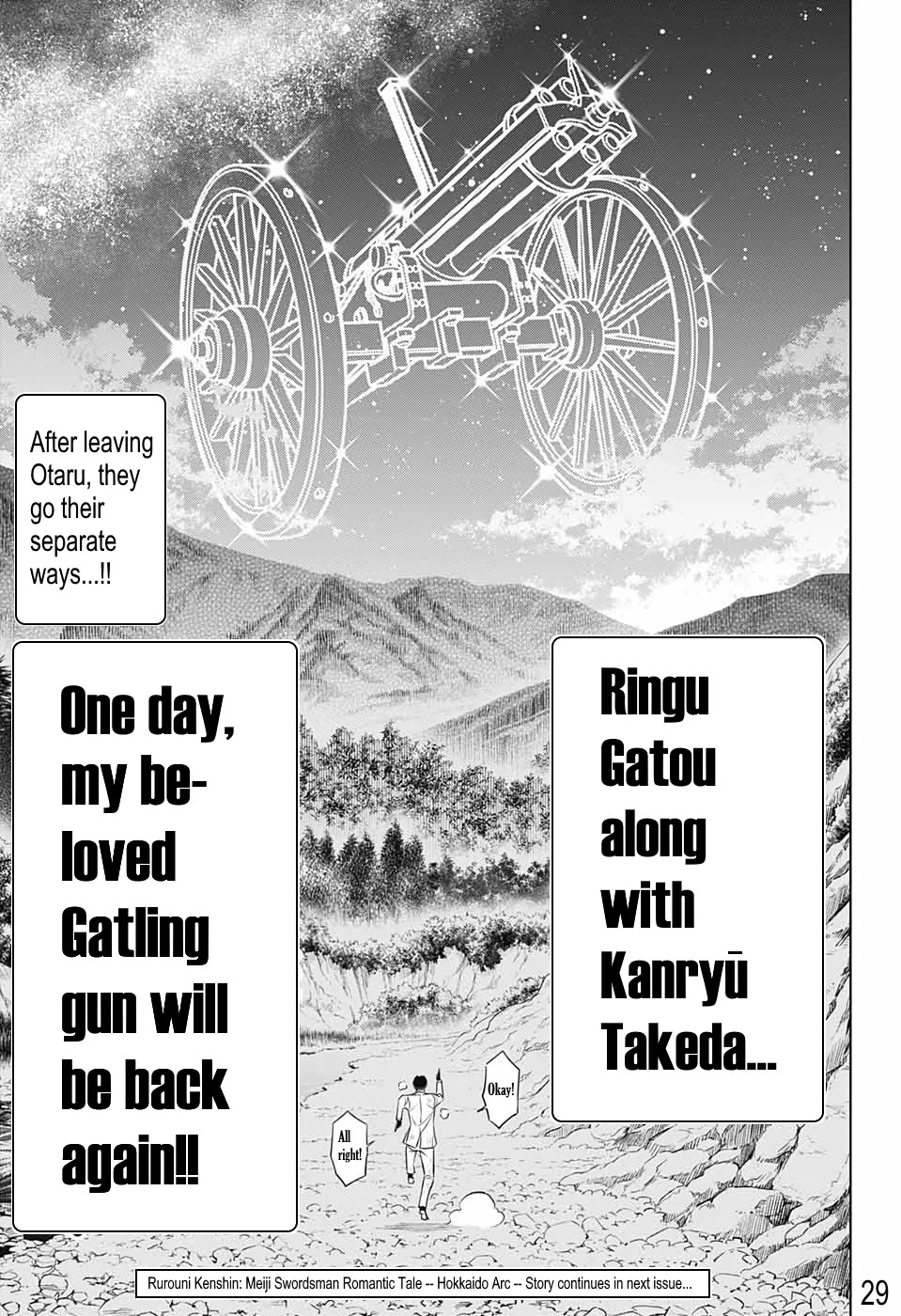 Rurouni Kenshin: Hokkaido Arc Chapter 34 page 28 - Chapter 34: Leaving Otaru