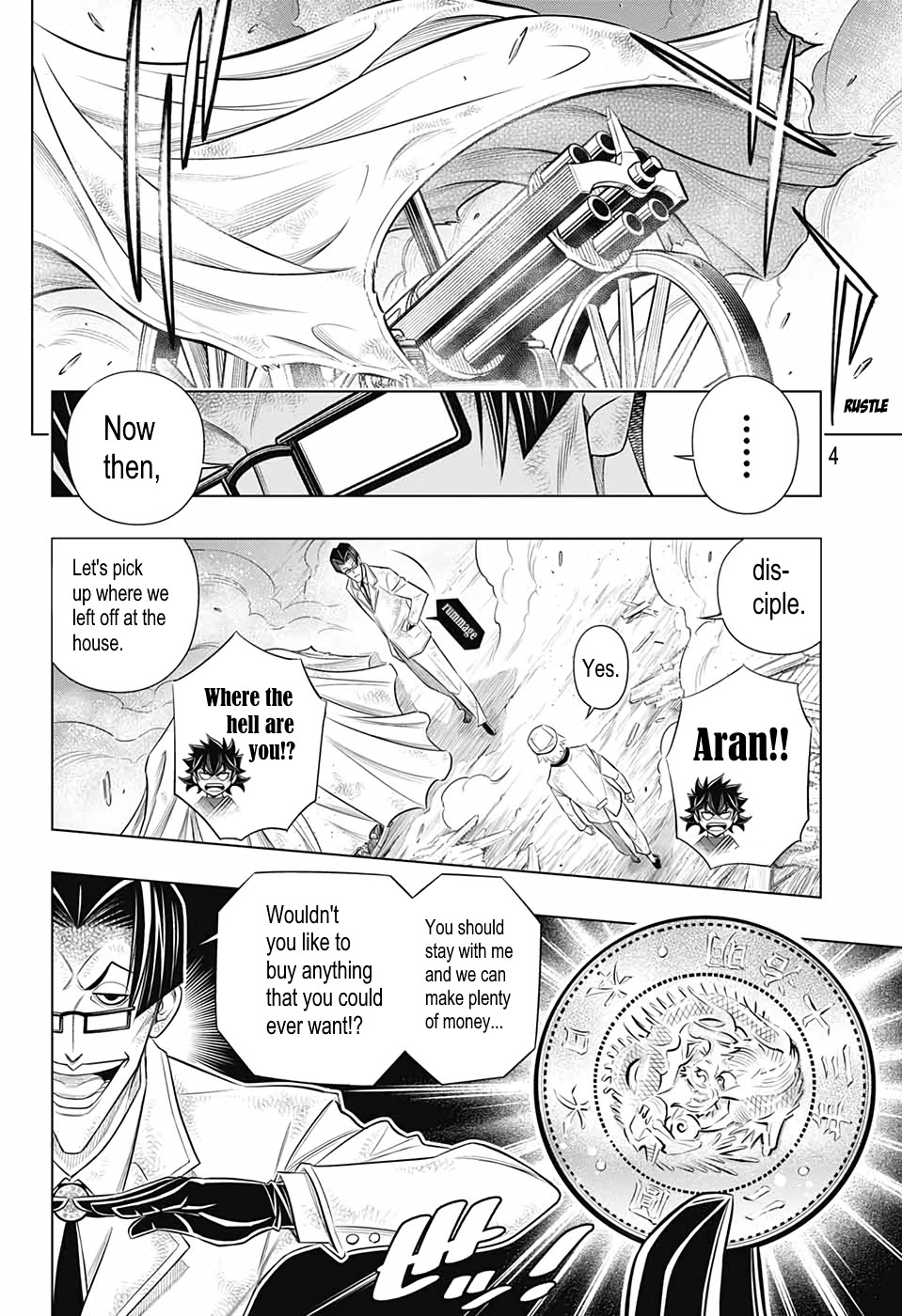 Rurouni Kenshin: Hokkaido Arc Chapter 34 page 3 - Chapter 34: Leaving Otaru