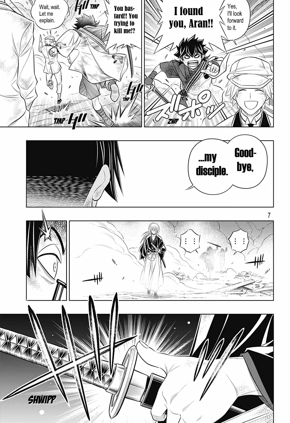 Rurouni Kenshin: Hokkaido Arc Chapter 34 page 6 - Chapter 34: Leaving Otaru