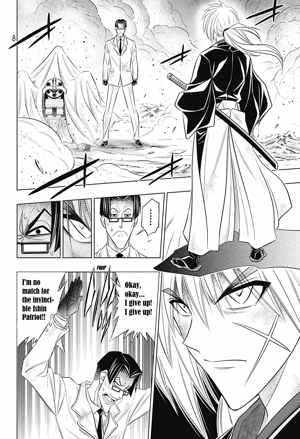 Rurouni Kenshin: Hokkaido Arc Chapter 34 page 7 - Chapter 34: Leaving Otaru