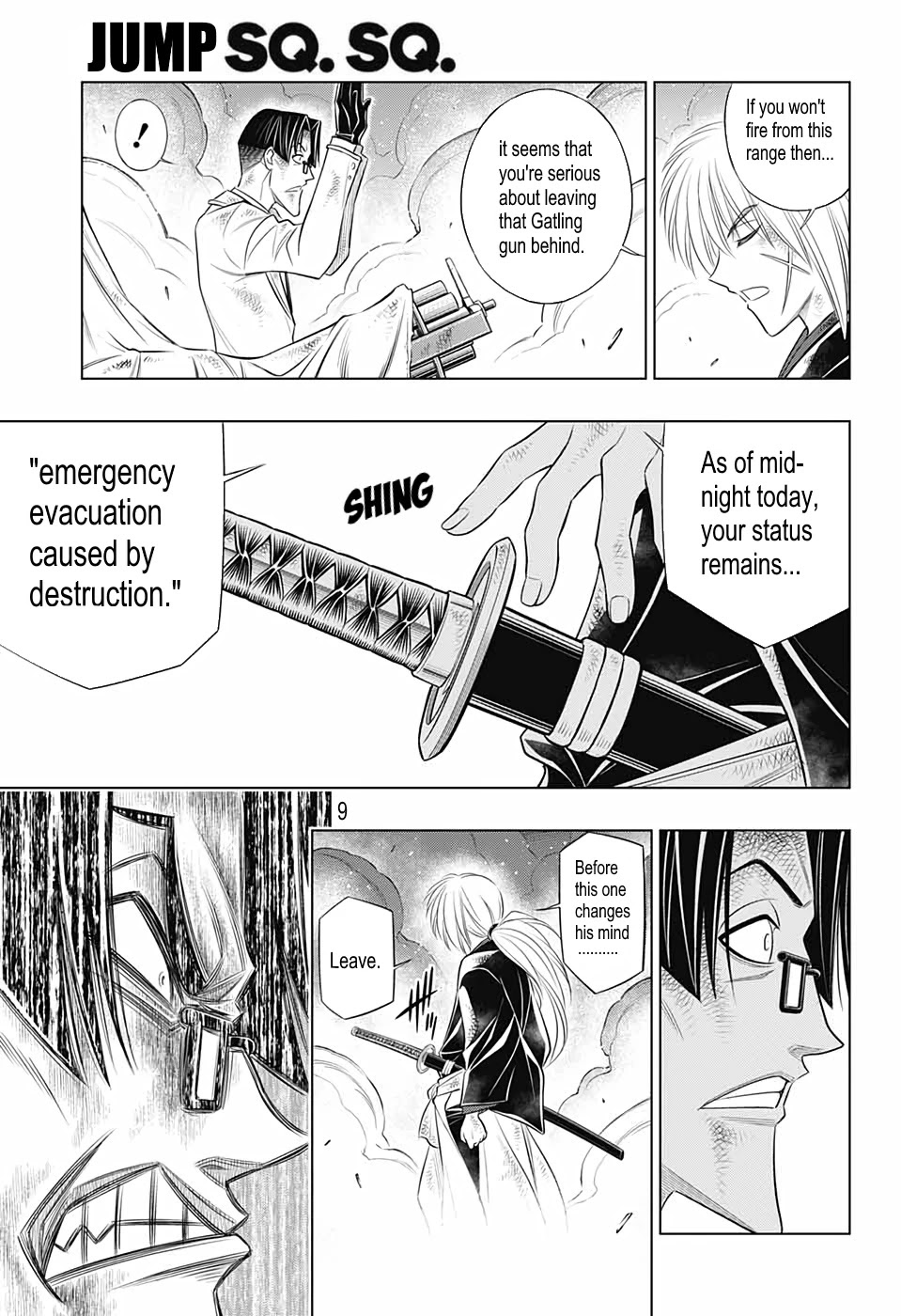 Rurouni Kenshin: Hokkaido Arc Chapter 34 page 8 - Chapter 34: Leaving Otaru