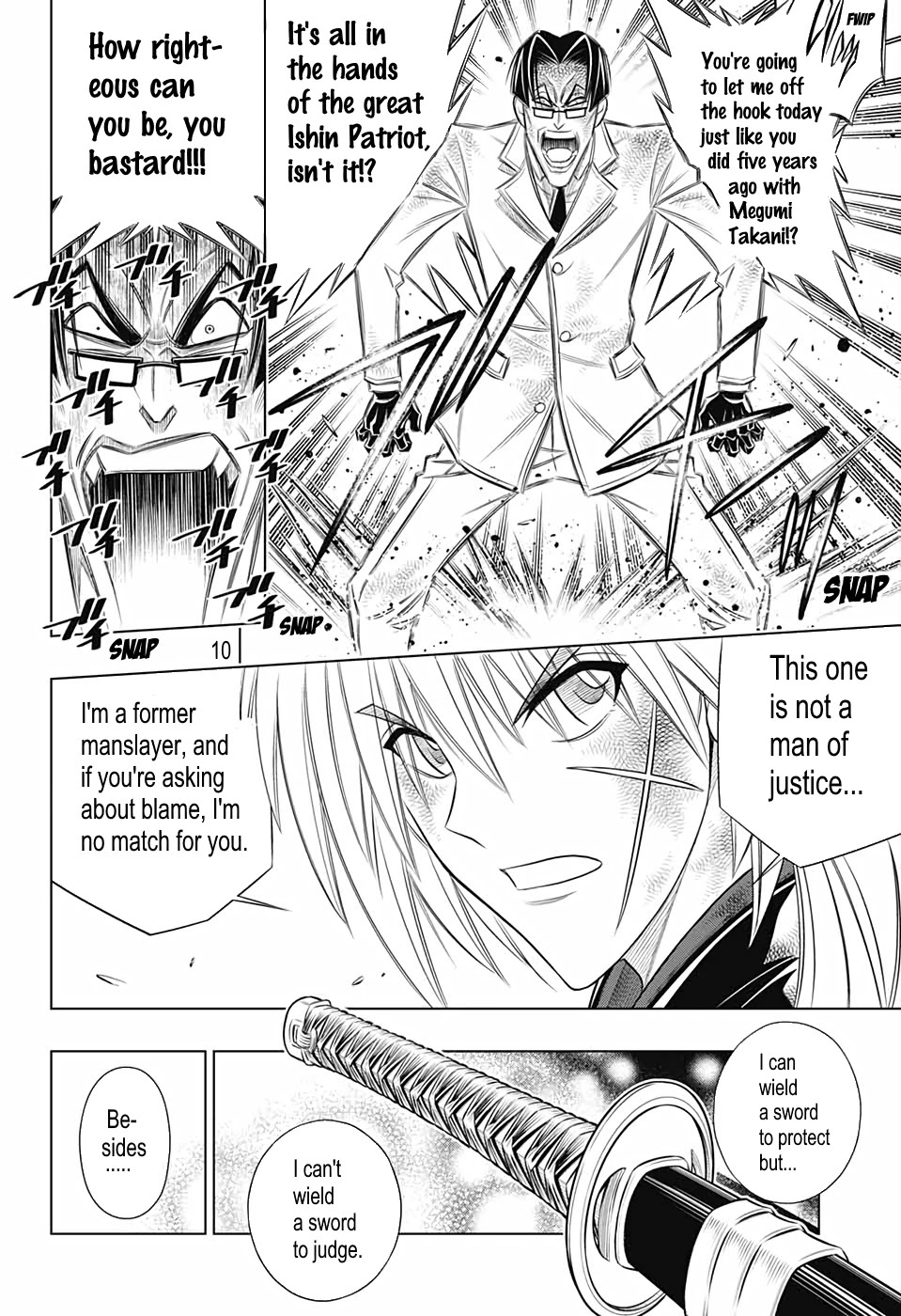 Rurouni Kenshin: Hokkaido Arc Chapter 34 page 9 - Chapter 34: Leaving Otaru