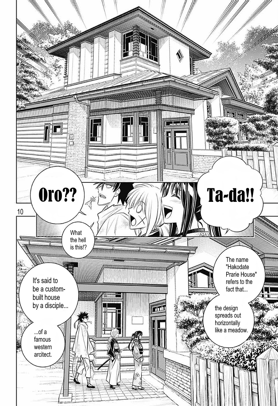 Rurouni Kenshin: Hokkaido Arc Chapter 35 page 10 - Chapter 35: Otaru→Hakodate→Sapporo