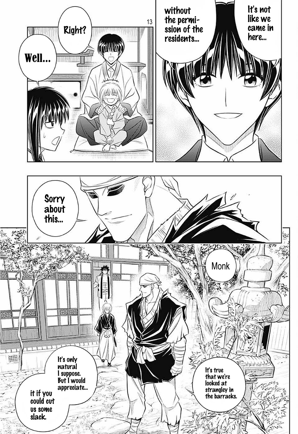 Rurouni Kenshin: Hokkaido Arc Chapter 35 page 13 - Chapter 35: Otaru→Hakodate→Sapporo