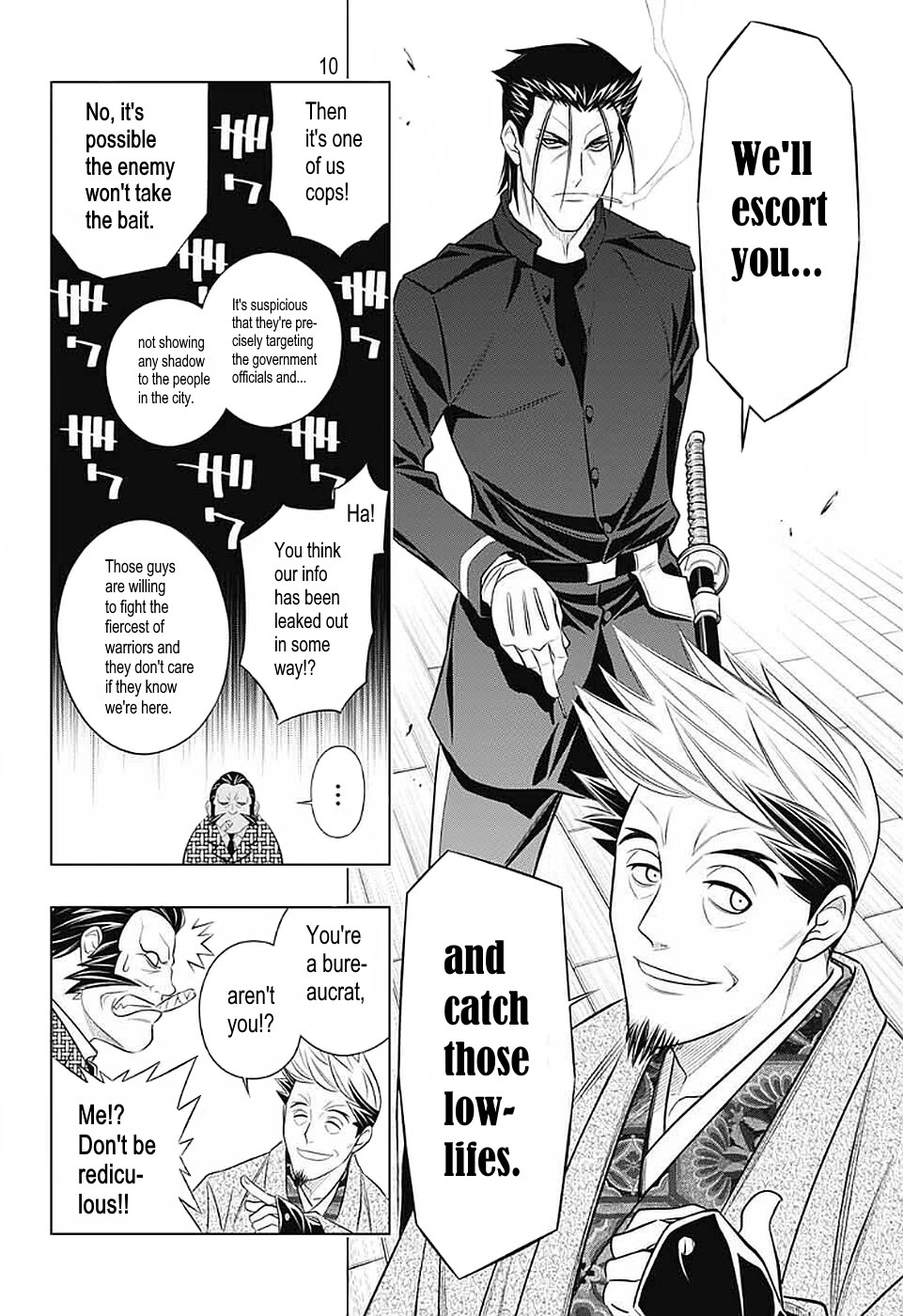 Rurouni Kenshin: Hokkaido Arc Chapter 36 page 10 - Chapter 36: Sapporo Shinsengumi Elegy Part 1: The Northern Capital and the Shinsengumi