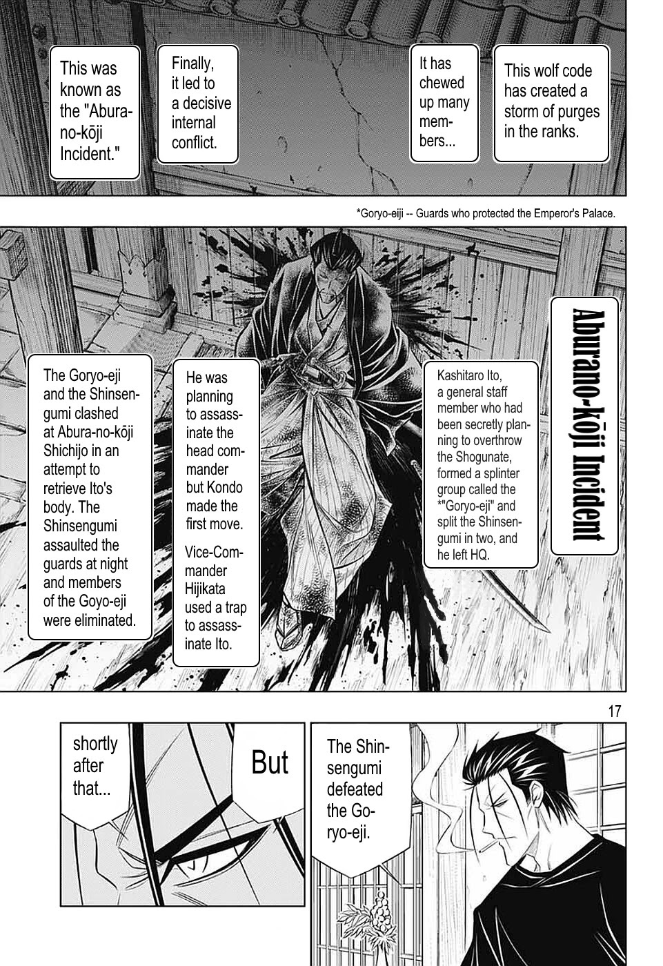 Rurouni Kenshin: Hokkaido Arc Chapter 36 page 16 - Chapter 36: Sapporo Shinsengumi Elegy Part 1: The Northern Capital and the Shinsengumi