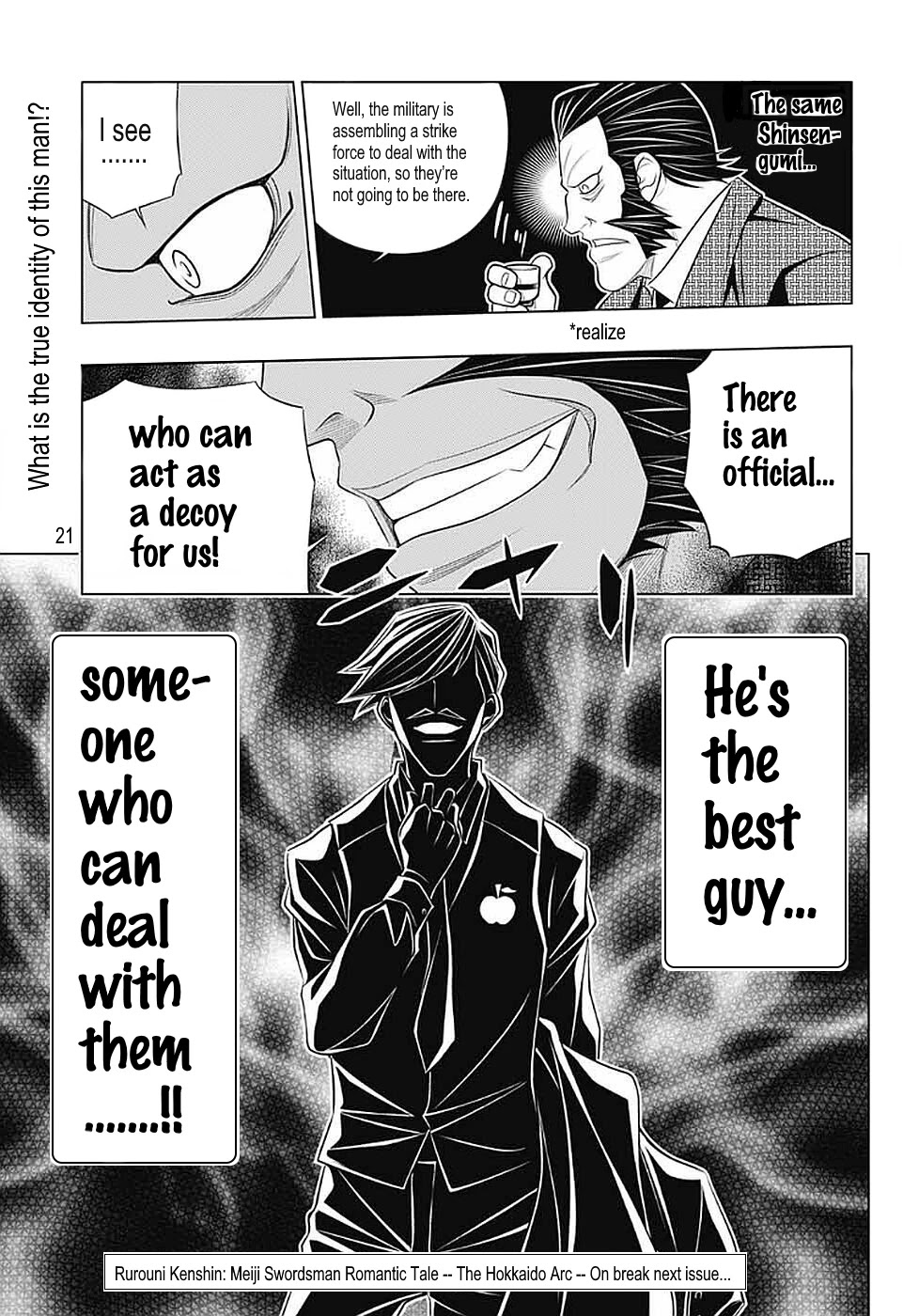 Rurouni Kenshin: Hokkaido Arc Chapter 36 page 20 - Chapter 36: Sapporo Shinsengumi Elegy Part 1: The Northern Capital and the Shinsengumi