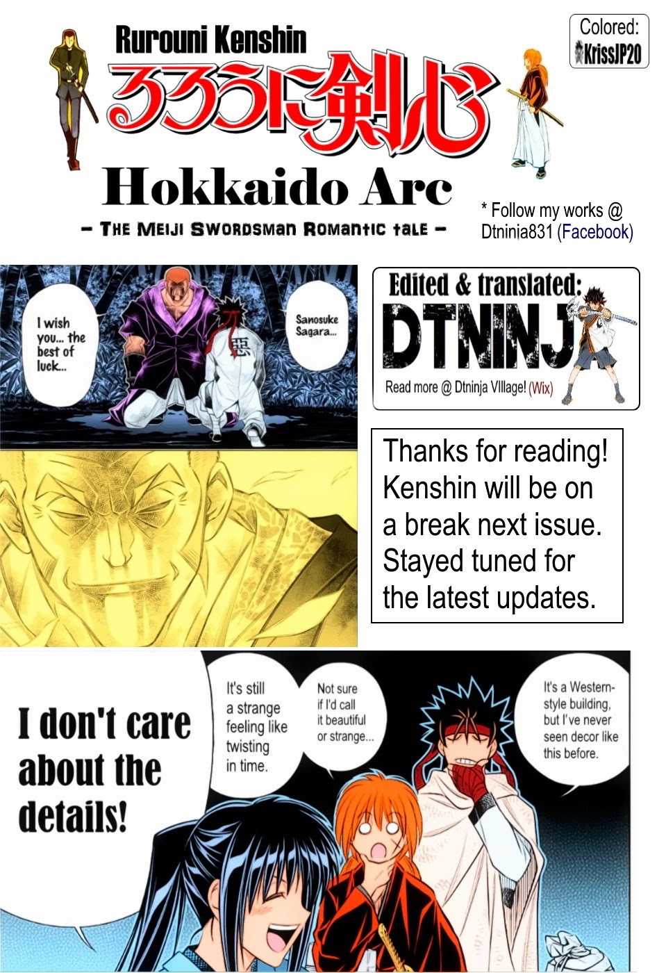 Rurouni Kenshin: Hokkaido Arc Chapter 36 page 21 - Chapter 36: Sapporo Shinsengumi Elegy Part 1: The Northern Capital and the Shinsengumi