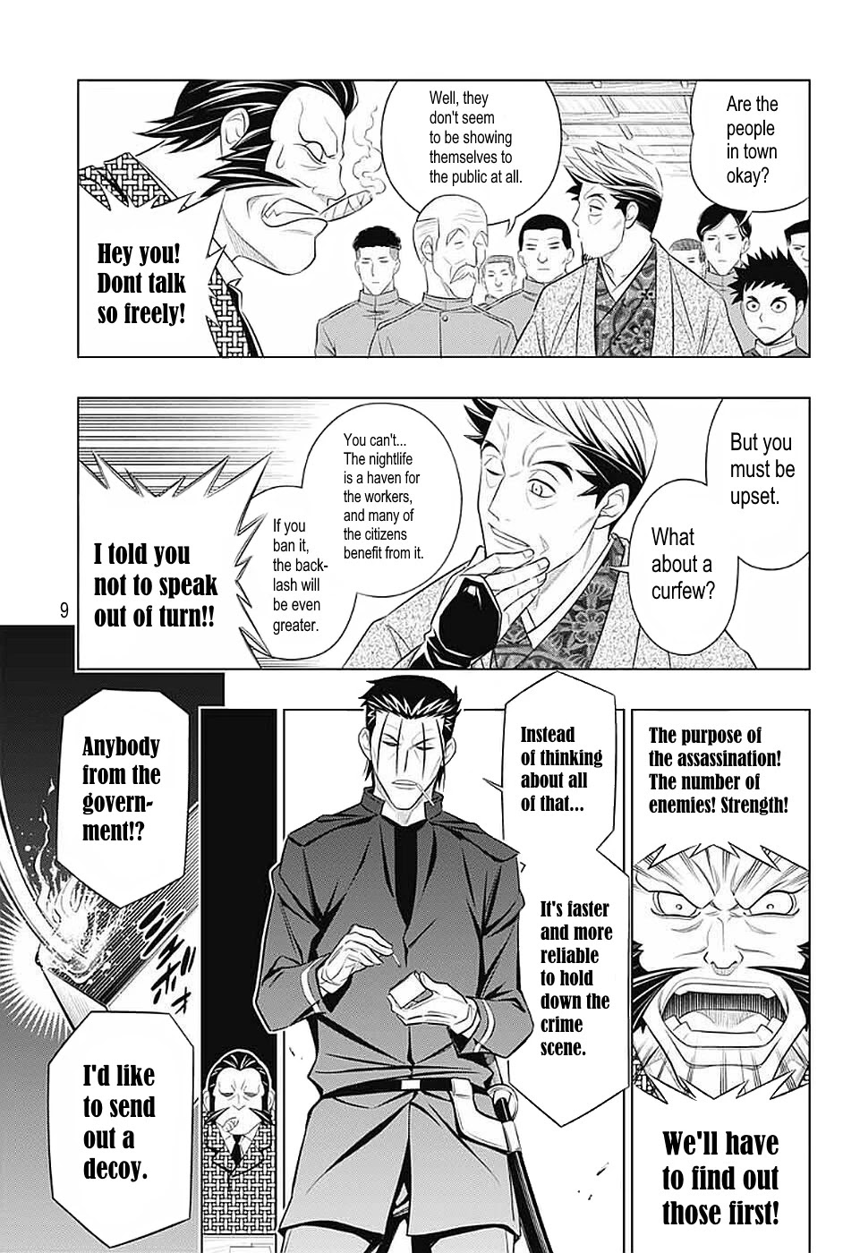 Rurouni Kenshin: Hokkaido Arc Chapter 36 page 9 - Chapter 36: Sapporo Shinsengumi Elegy Part 1: The Northern Capital and the Shinsengumi