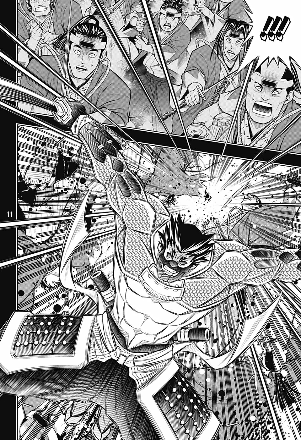 Rurouni Kenshin: Hokkaido Arc Chapter 37 page 11 - Chapter 37: Sapporo Shinsengumi Elegy Part 2: Aburanokōji and Nagakura Shinpachi