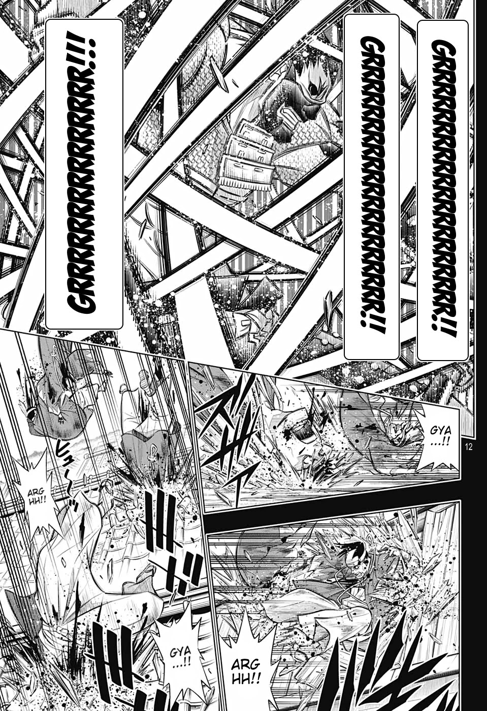 Rurouni Kenshin: Hokkaido Arc Chapter 37 page 12 - Chapter 37: Sapporo Shinsengumi Elegy Part 2: Aburanokōji and Nagakura Shinpachi