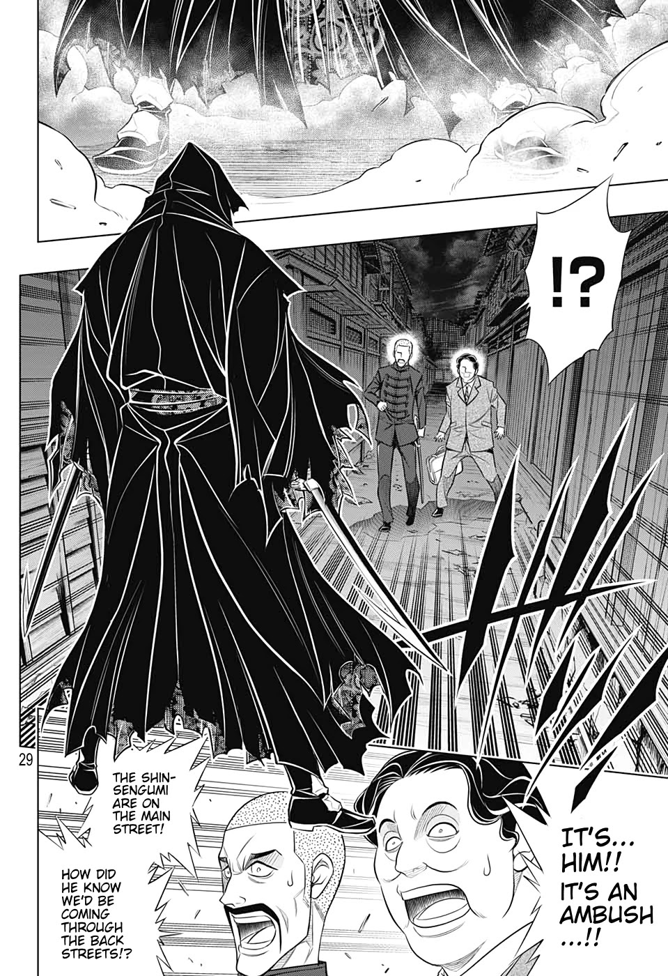 Rurouni Kenshin: Hokkaido Arc Chapter 37 page 29 - Chapter 37: Sapporo Shinsengumi Elegy Part 2: Aburanokōji and Nagakura Shinpachi