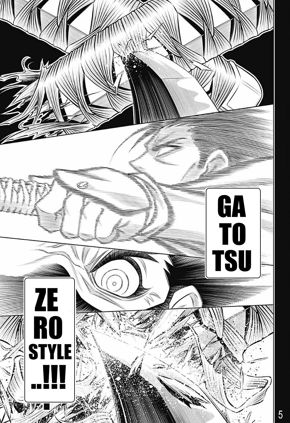 Rurouni Kenshin: Hokkaido Arc Chapter 39 page 5 - Chapter 39: Sapporo Shinsengumi Elegy Pt. 4: Aburanokouji and Hajime Saitou