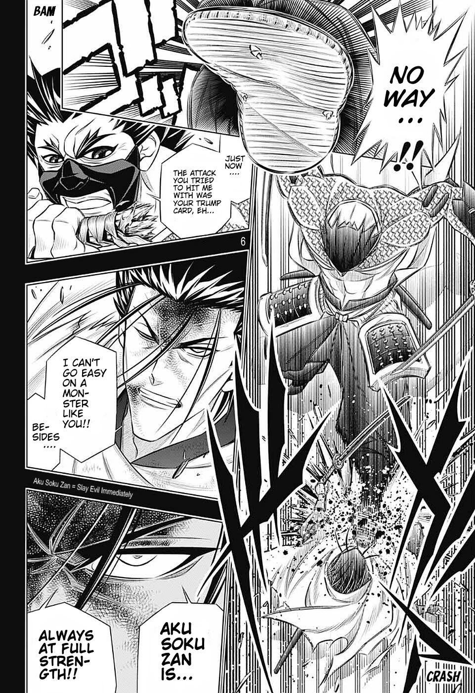 Rurouni Kenshin: Hokkaido Arc Chapter 39 page 6 - Chapter 39: Sapporo Shinsengumi Elegy Pt. 4: Aburanokouji and Hajime Saitou