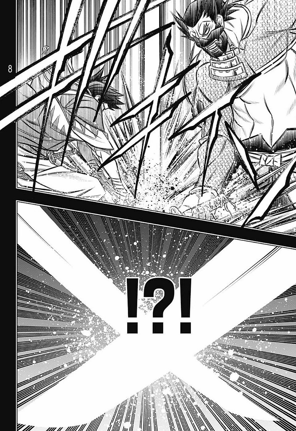 Rurouni Kenshin: Hokkaido Arc Chapter 39 page 8 - Chapter 39: Sapporo Shinsengumi Elegy Pt. 4: Aburanokouji and Hajime Saitou
