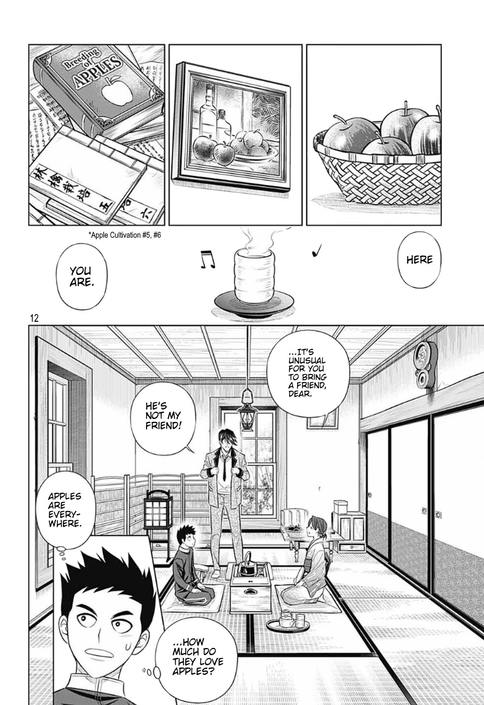 Rurouni Kenshin: Hokkaido Arc Chapter 40 page 12 - Chapter 40: Sapporo Shinsengumi Elegy Part 5: Ringo no Ie and Abe Jūrō