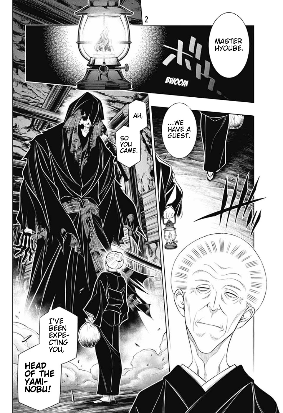 Rurouni Kenshin: Hokkaido Arc Chapter 40 page 2 - Chapter 40: Sapporo Shinsengumi Elegy Part 5: Ringo no Ie and Abe Jūrō
