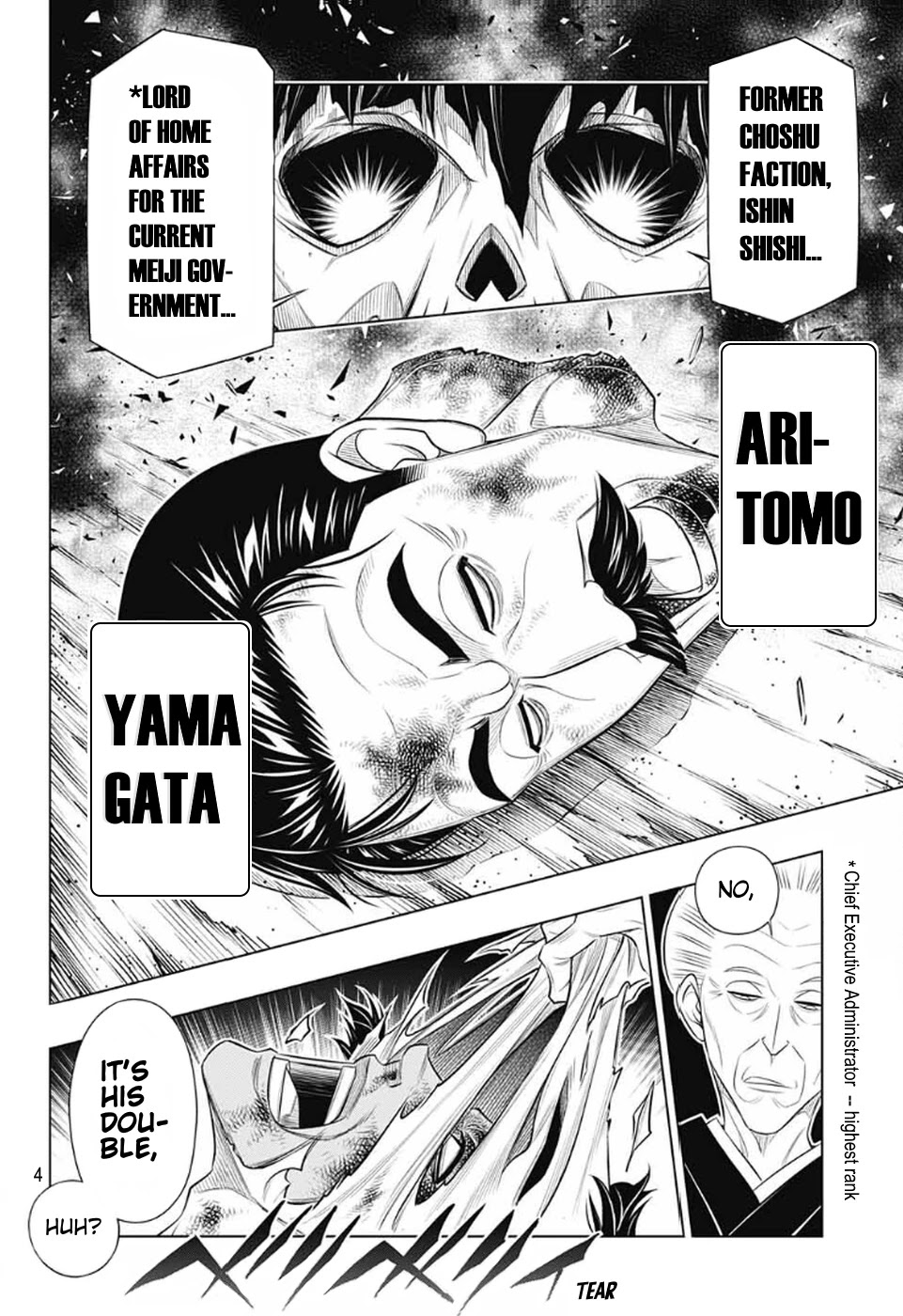 Rurouni Kenshin: Hokkaido Arc Chapter 40 page 4 - Chapter 40: Sapporo Shinsengumi Elegy Part 5: Ringo no Ie and Abe Jūrō