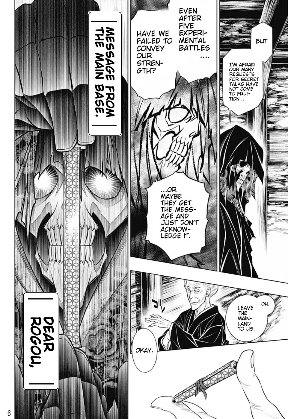 Rurouni Kenshin: Hokkaido Arc Chapter 40 page 6 - Chapter 40: Sapporo Shinsengumi Elegy Part 5: Ringo no Ie and Abe Jūrō