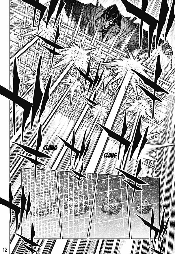 Rurouni Kenshin: Hokkaido Arc Chapter 41 page 12 - Chapter 41: Sapporo Shinsengumi Elegy Part 6: Kenkaku Heiki Hyōbe and the Main Street Battle