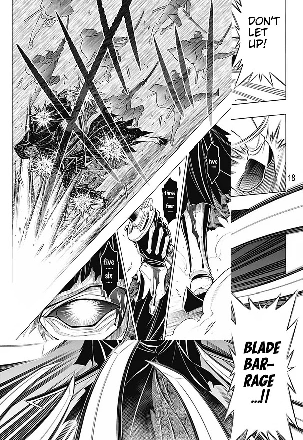 Rurouni Kenshin: Hokkaido Arc Chapter 41 page 18 - Chapter 41: Sapporo Shinsengumi Elegy Part 6: Kenkaku Heiki Hyōbe and the Main Street Battle