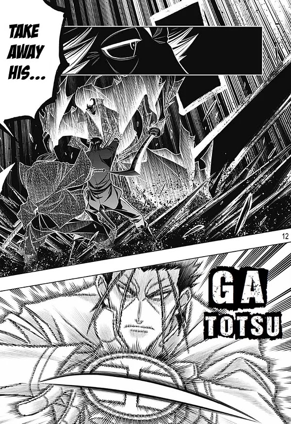 Rurouni Kenshin: Hokkaido Arc Chapter 42 page 12 - Chapter 42: Sapporo Shinsengumi Elegy Part 7: The Apple Orchard and Abe Jūrō