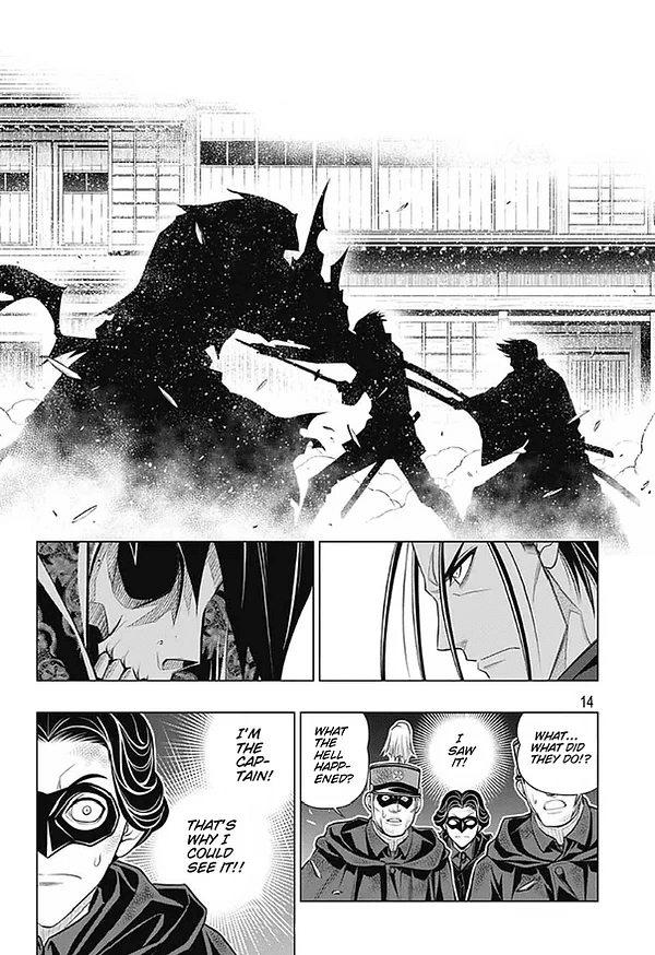 Rurouni Kenshin: Hokkaido Arc Chapter 42 page 14 - Chapter 42: Sapporo Shinsengumi Elegy Part 7: The Apple Orchard and Abe Jūrō