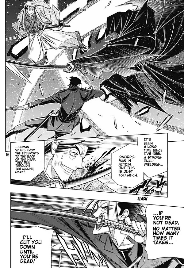 Rurouni Kenshin: Hokkaido Arc Chapter 42 page 16 - Chapter 42: Sapporo Shinsengumi Elegy Part 7: The Apple Orchard and Abe Jūrō