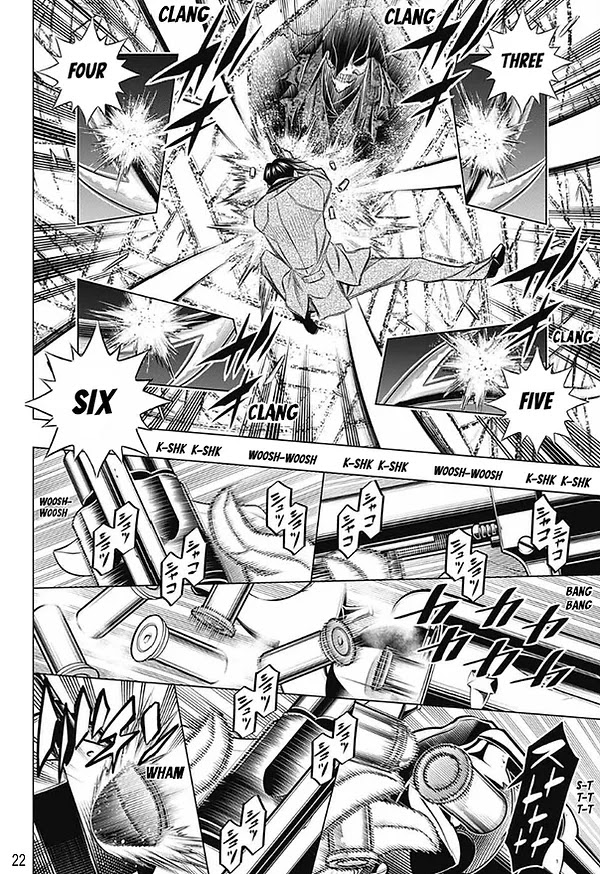 Rurouni Kenshin: Hokkaido Arc Chapter 42 page 21 - Chapter 42: Sapporo Shinsengumi Elegy Part 7: The Apple Orchard and Abe Jūrō