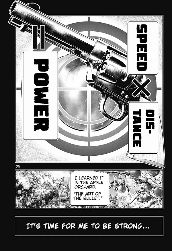 Rurouni Kenshin: Hokkaido Arc Chapter 42 page 27 - Chapter 42: Sapporo Shinsengumi Elegy Part 7: The Apple Orchard and Abe Jūrō