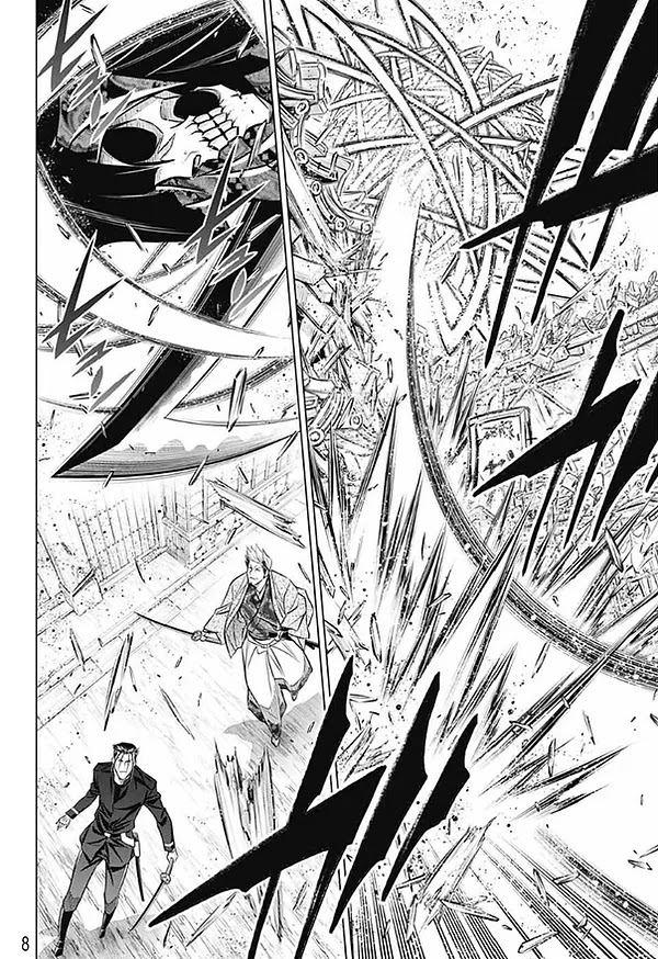 Rurouni Kenshin: Hokkaido Arc Chapter 42 page 8 - Chapter 42: Sapporo Shinsengumi Elegy Part 7: The Apple Orchard and Abe Jūrō