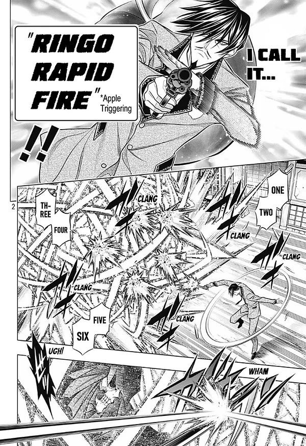 Rurouni Kenshin: Hokkaido Arc Chapter 43 page 2 - Chapter 43: Sapporo Shinsengumi Elegy Part 8: The Northern Capital, Abe and Nagakura