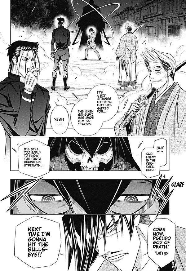 Rurouni Kenshin: Hokkaido Arc Chapter 43 page 4 - Chapter 43: Sapporo Shinsengumi Elegy Part 8: The Northern Capital, Abe and Nagakura